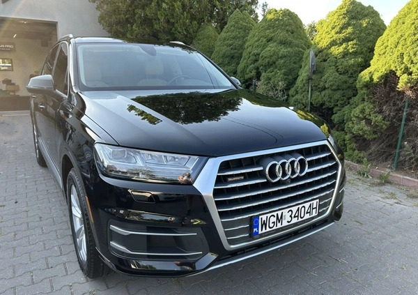 Audi Q7 cena 175000 przebieg: 74000, rok produkcji 2017 z Barwice małe 466